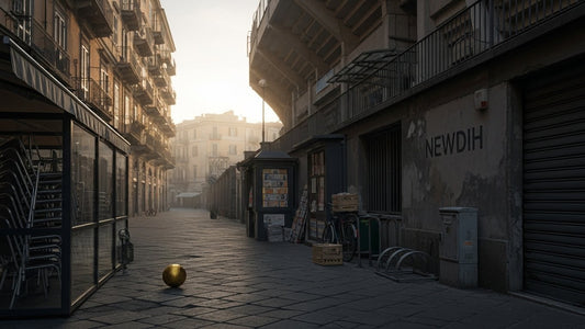 イタリア政府とセリエAクラブの関係を表すシンボル画像。国旗カラーとサッカーボールを組み合わせた支え合いのイメージ