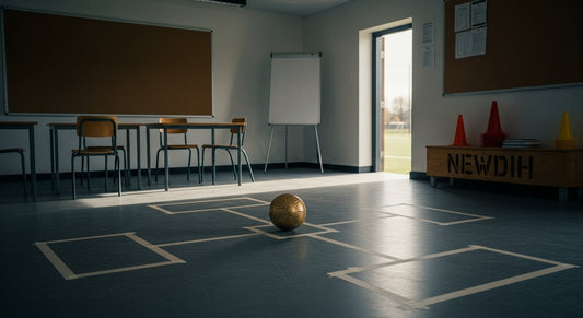 U14育成年代のトレーニングで問いかけを重視した指導スタイルを示すサッカー練習のシーン